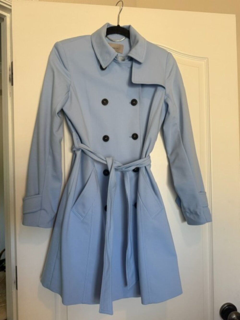 MARELLA Light Blue Trench Coat